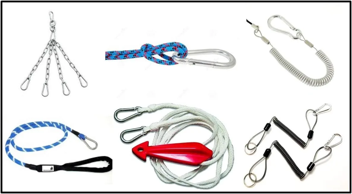 | 50 Pack and 100 Pack | Bulk Heavy Duty Carabiner Snap Clip Hooks |Black, Zinc and Stainless | Contractors, Gyms, Fitness Centers, Business, Industrial