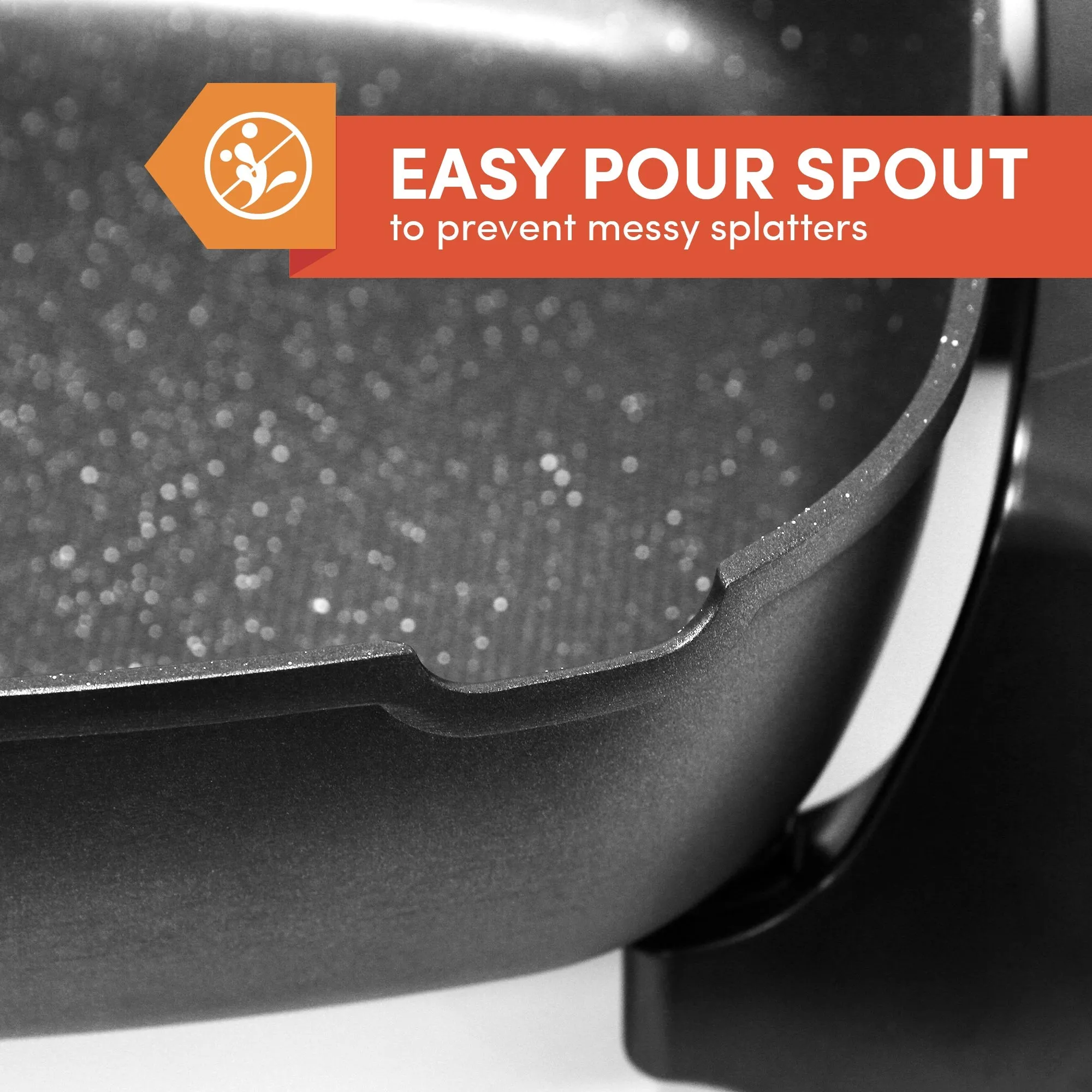 10.5 Qt. Heavy Duty Nonstick Electric Skillet with Glass Lid