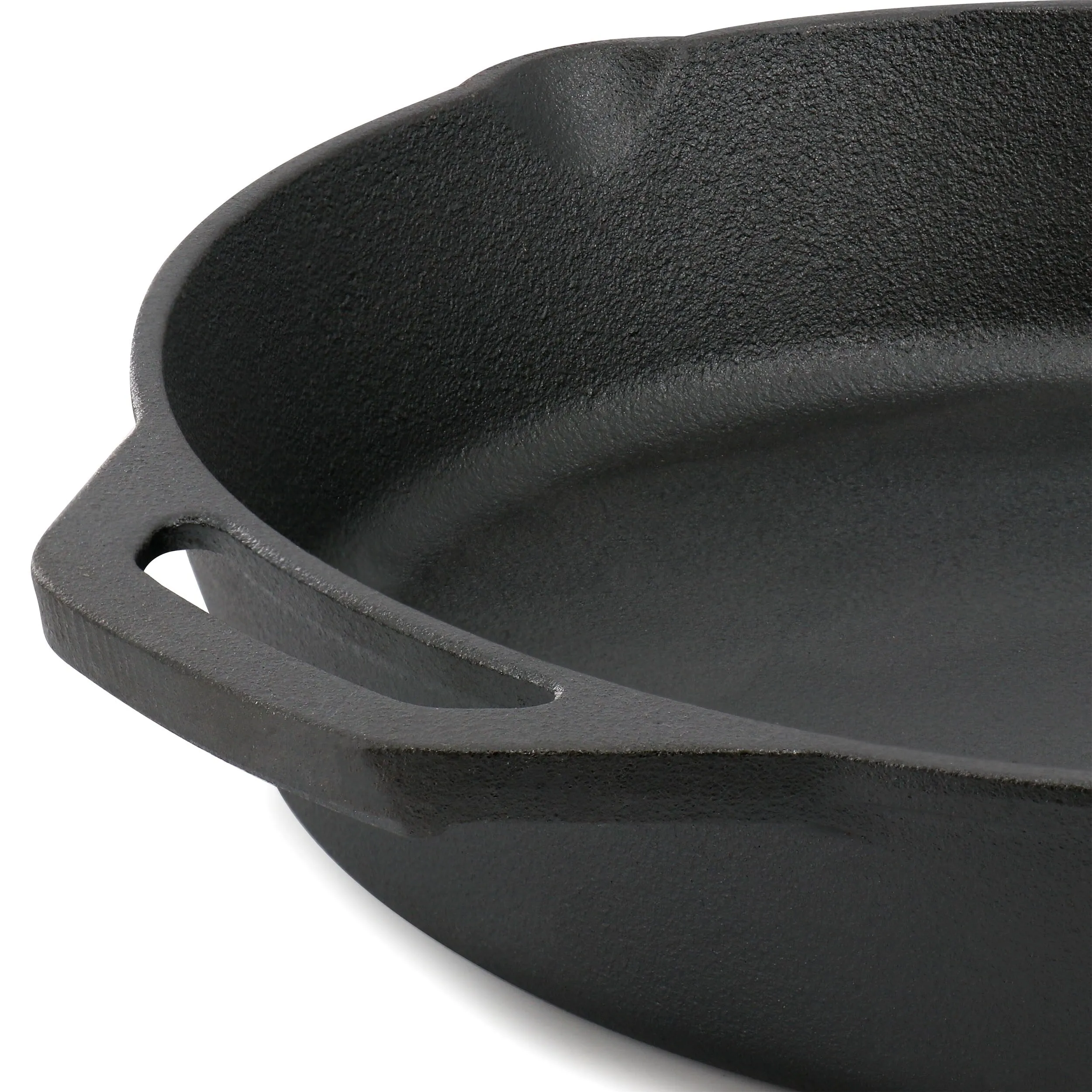 12 Inch Pre-Seasoned Cast Iron Skillet Includes Glass Lid and Silicone Handle Cover