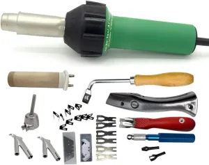 120V Hot Air Welding Gun Flooring Weld Kits Welding System 1600W Welding PVC TPO EPDM Single Ply Roofing Membranes FloorRepair Welding Tools