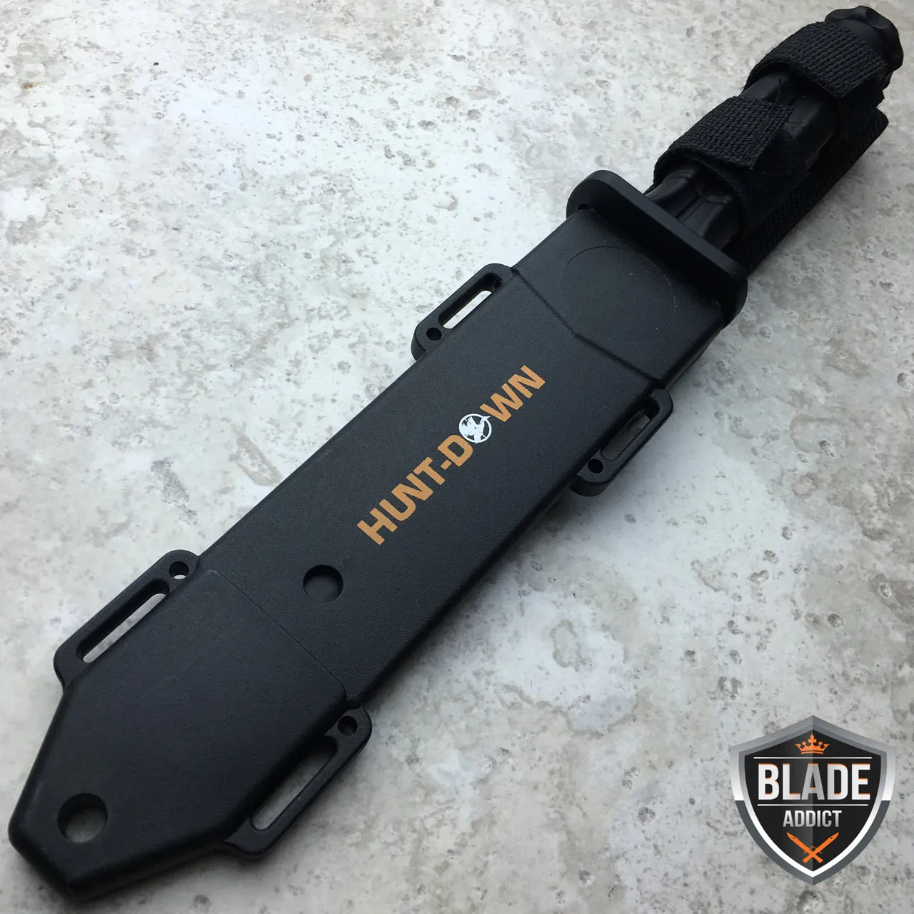 12" Tactical Bowie Fixed Blade Survival Knife