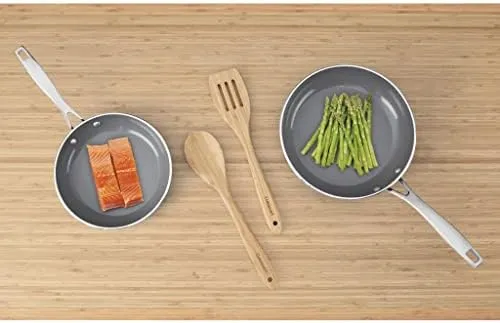 13 Piece Nonstick Cookware Set by Cuisinart, GreenChef Ceramica XT, Blue, 53G-13NV