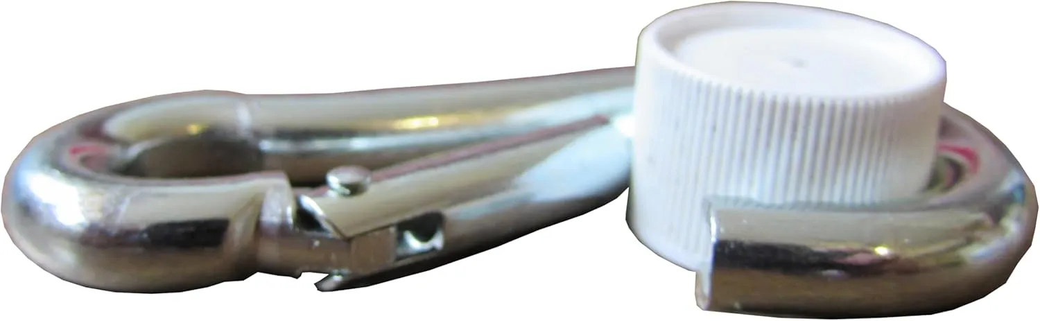 1/4" Carabiner Snap Clips Zinc Plated Snap Hook Lock Clip Lot Bulk Wholesale