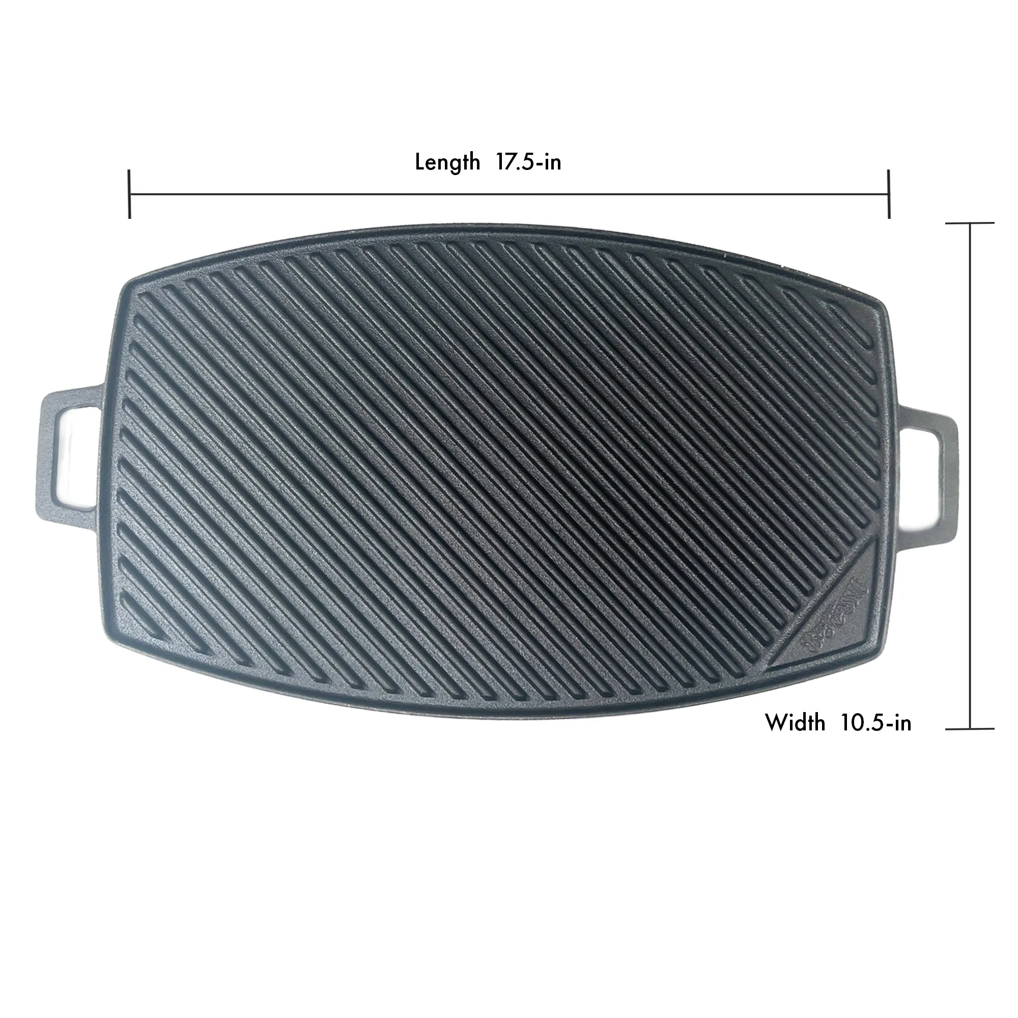 18-in Cast Iron Reversible Griddle