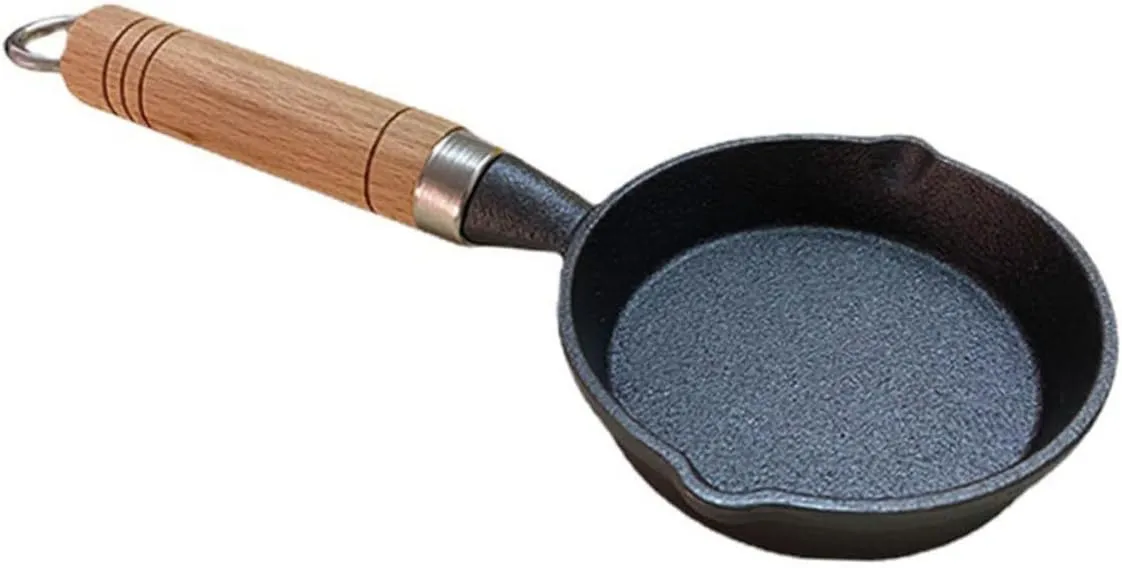 1pc Mini Frying Pan Iron Pancake Pan for Breakfast for Camping and Outdoor Activities Easy to Clean and Store