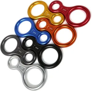 1Pc Ring Climbing Rappelling Device Anodized Finish Ring for Mountaineering and Outdoor Activities Random Color Durable Climbing Gear for Rescue and Aerial Games