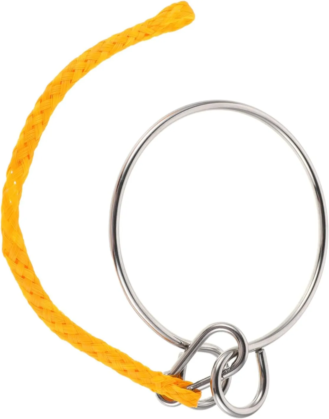 1Set Stainless Steel Anchor Ring Retrieval System Grade Boat Accessories with Carabiner and Rope Compact and Versatile for Yachts Fishing Boats and Watercraft Activities