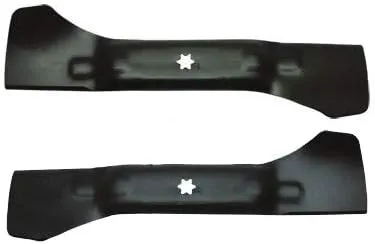 2 x 53.5 cm (42 inch) Lawn Tractor Knife Set For MTD/Gutbrod/Yard Man/Fleurelle 742-04024 and 742-04025/742-04080 and 742-04081/742-0670A and 742-0671A – Right and Left