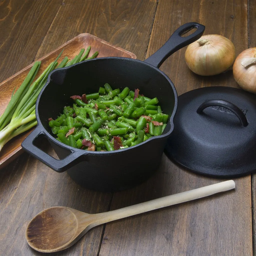 2.5-qt Cast Iron Covered Pot