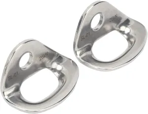 2Pcs Climbing Hangers, Stainless Steel Rock Climbing Anchors Climbing Bolts for Drilling Exploration Indoor Climbing