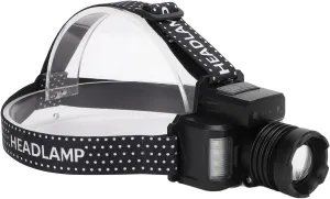 30W LED Headlamp Rechargeable Water Super Bright White LED Zoomable Headlamp with Charging Indicator for Outdoor