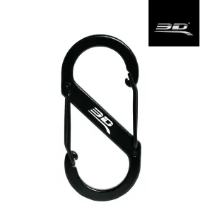 3D ALUMINUM CARABINER - S-Shaped