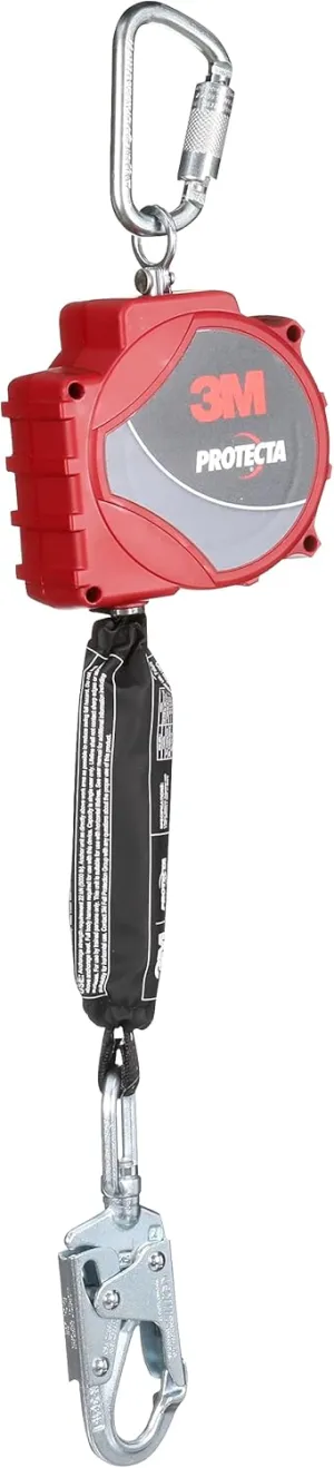3M™ Protecta® Self-Retracting Lifeline with Carabiner 3100516, Web, Steel Swivel Snap Hook, 20 ft.