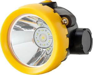3W Super Bright Safety Mining Light, Head Mounted Rechargeable Mining Lamp High-Power LED Light Source for Mining, Open-Pit Mining