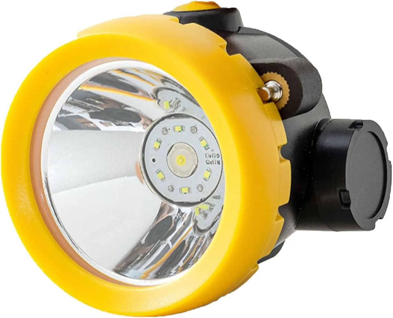 3W Super Bright Safety Mining Light, Head Mounted Rechargeable Mining Lamp High-Power LED Light Source for Mining, Open-Pit Mining