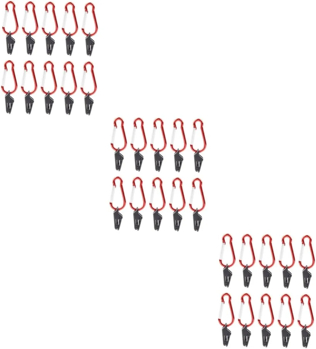 40 Pcs Camping Tent Buckle Plastic Rv Alligator Clip
