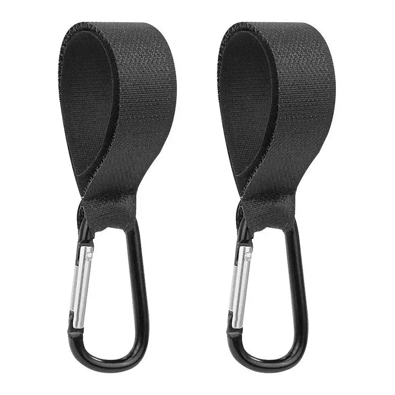 5/2Pcs Baby Stroller Hook Clips – Aluminum Alloy Carabiner, Cart Organizer, Diaper Bag, Shopping Pram Hook Hanger, Stroller Accessories