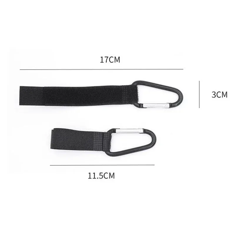 5/2Pcs Baby Stroller Hook Clips – Aluminum Alloy Carabiner, Cart Organizer, Diaper Bag, Shopping Pram Hook Hanger, Stroller Accessories