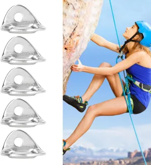 5PCS Climbing Bolt Hanger, Climbing Hanger for Aerial Work, Climbing Anchor 316 Stainless Steel Climbing Hanger for Rappelling Aerial Work