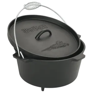 8-qt Cast Iron Camp Dutch Oven with feet
