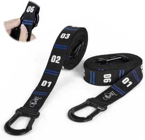 Adjustable Numbered Straps for Gymnastic Rings Steel Carabiners Quick Hook System Easy to Set Up One Pair Strap Only
