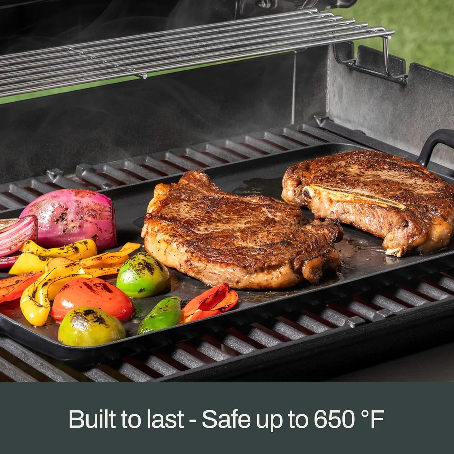 All-Clad Cast Iron Skillet - 12” Enameled Cast Iron Pan with Lid, Enamel Coating, Grill, Oven Safe up to 650°F & Compatible with All Stovetops (Gas, Electric & Induction), Easy-Clean Frying Pan, Black