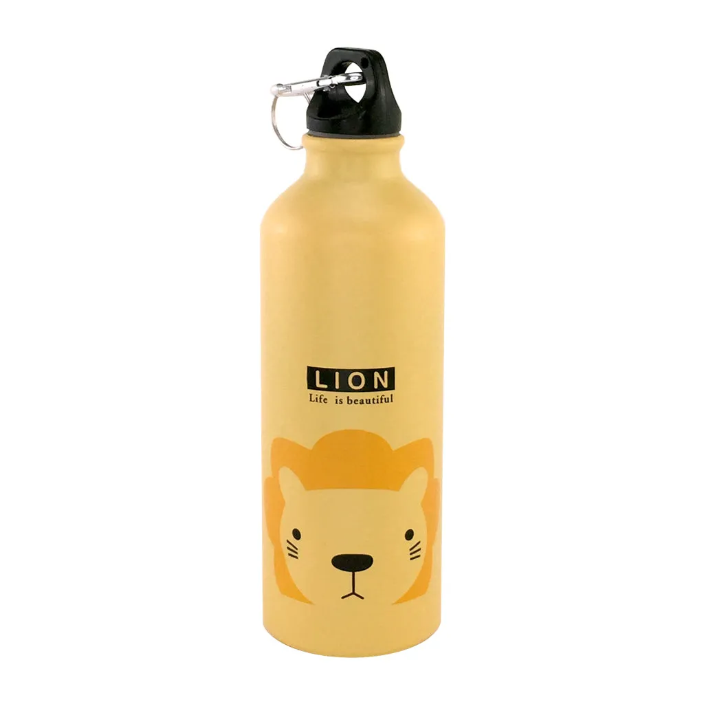 Aluminium Water Bottle - Lion
