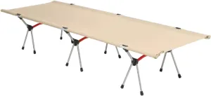 Aluminum Alloy Folding Camp Cot, with Triangular Stability, Easy Assembly and Storage, Oxford Cloth for Hiking, Khaki, Portable Outdoor Camping Bed