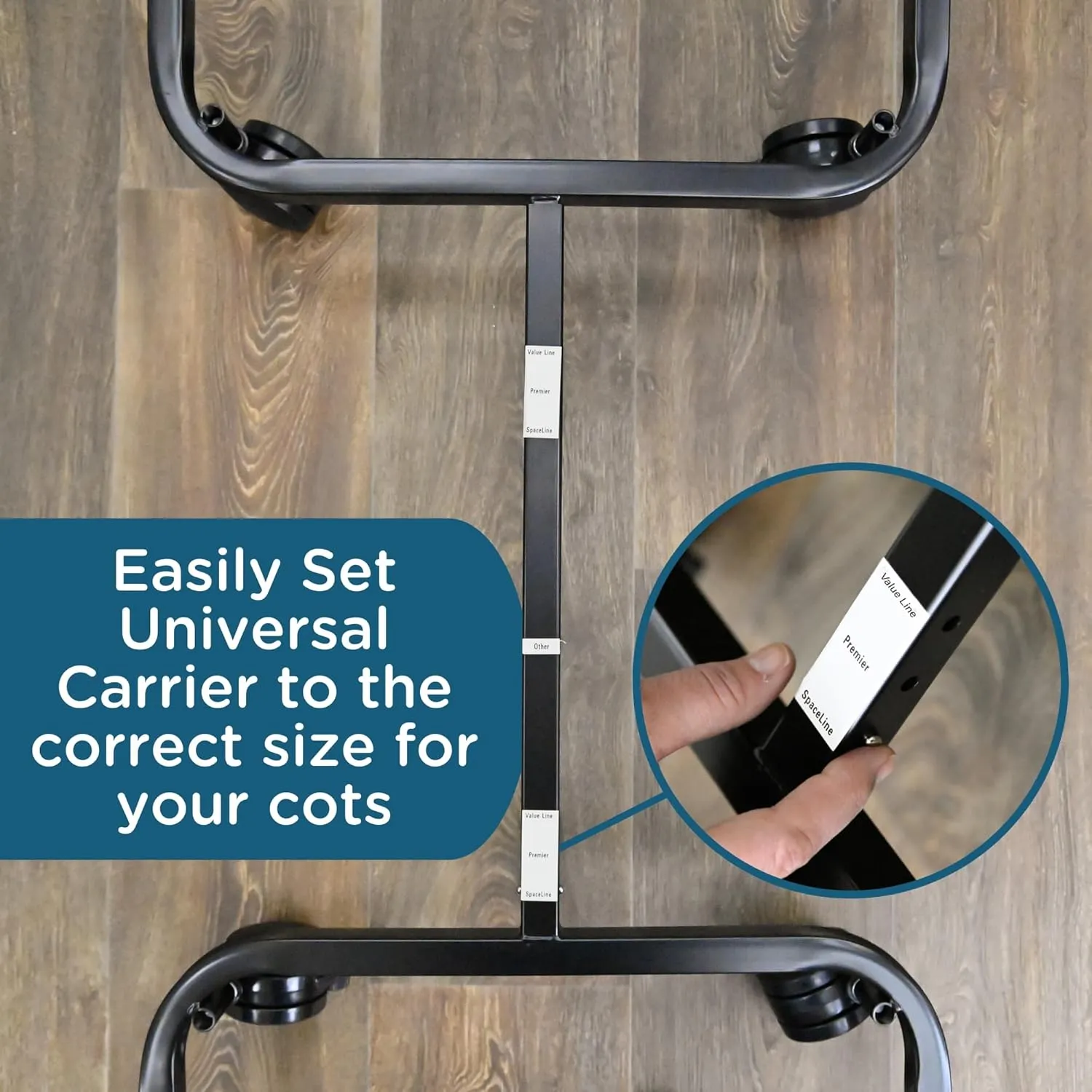 Angeles Universal Cot Carrier, Holds Up to 50 All SpaceLine or Value Line Cots, Preschool Storage