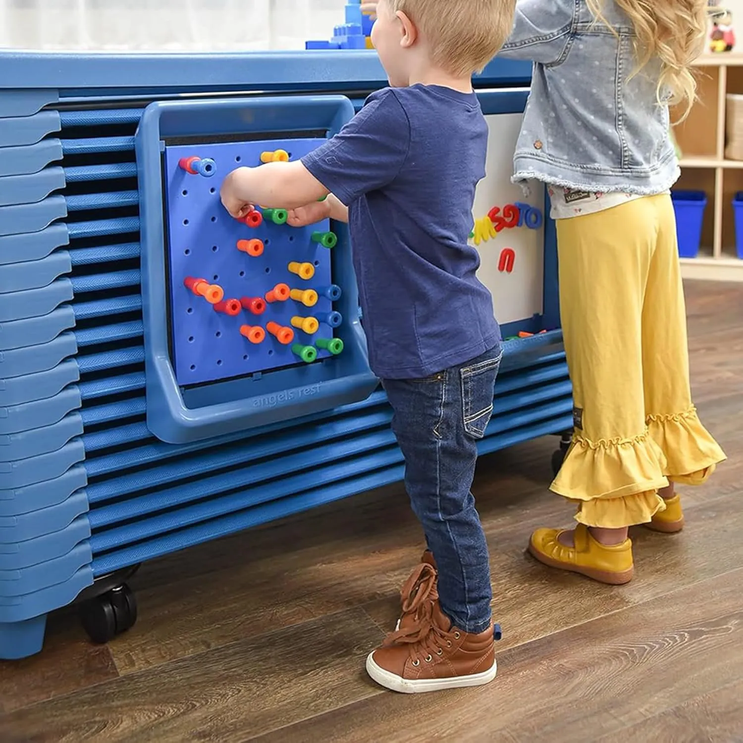 Angeles Universal Cot Carrier, Holds Up to 50 All SpaceLine or Value Line Cots, Preschool Storage