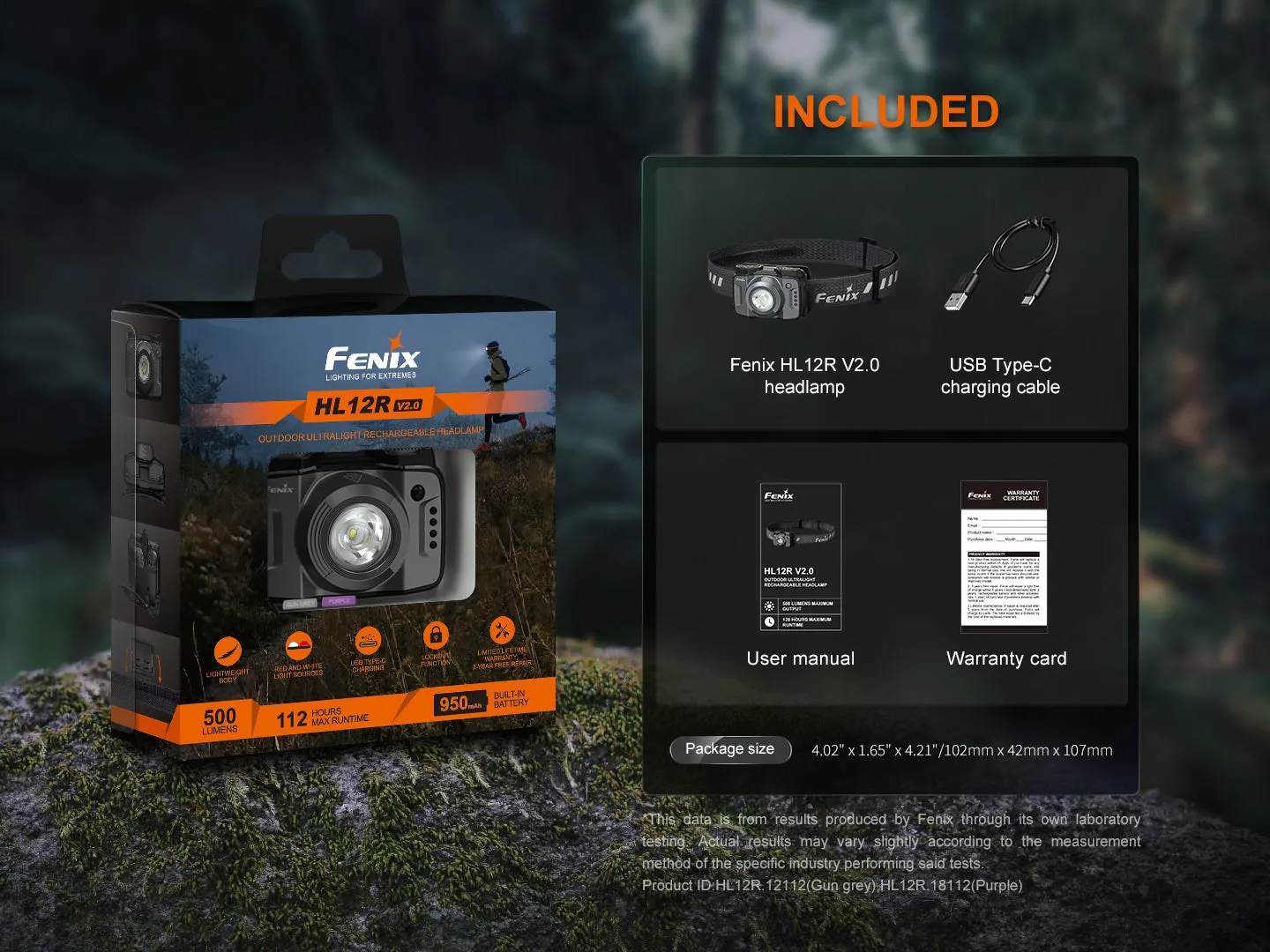 Anniversary sale - Grey Clean lines Fenix Headlamp Gun V2.0 HL12R