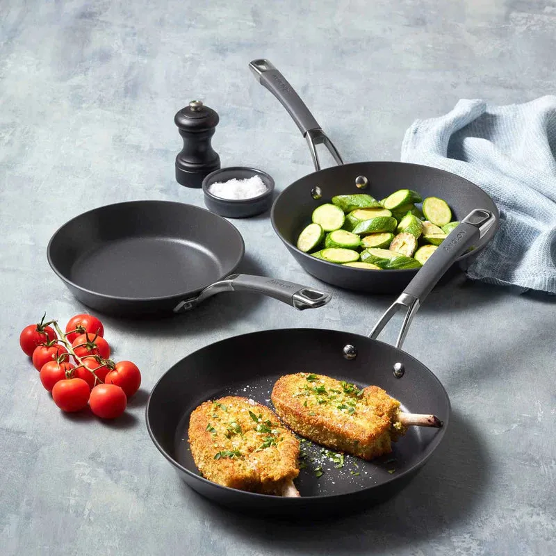 Anolon Endurance  Nonstick Open French Skillet Twin Pack Including induction – 20cm 26cm