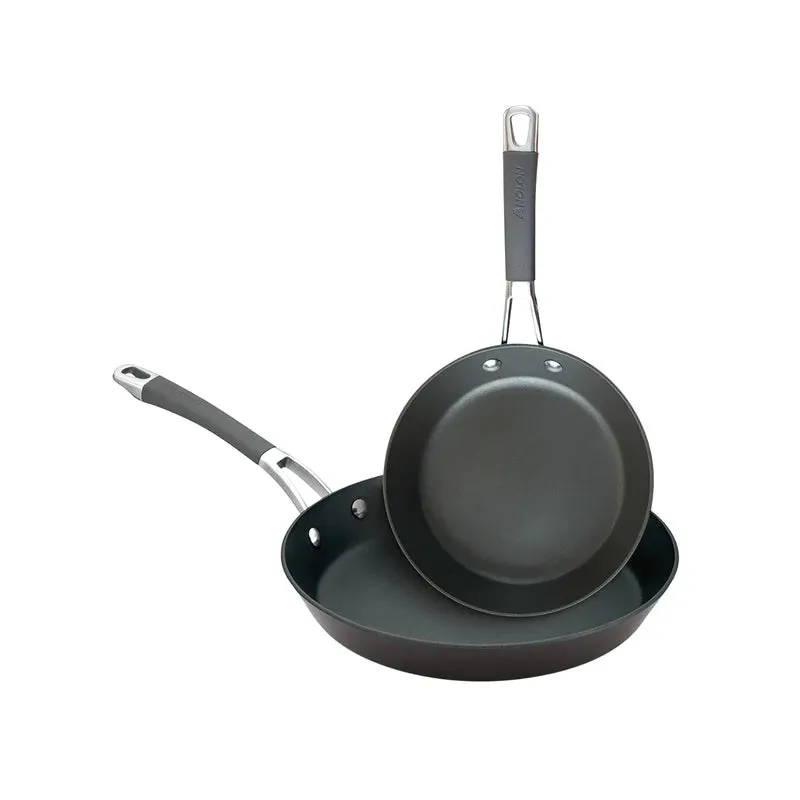 Anolon Endurance  Nonstick Open French Skillet Twin Pack Including induction – 20cm 26cm
