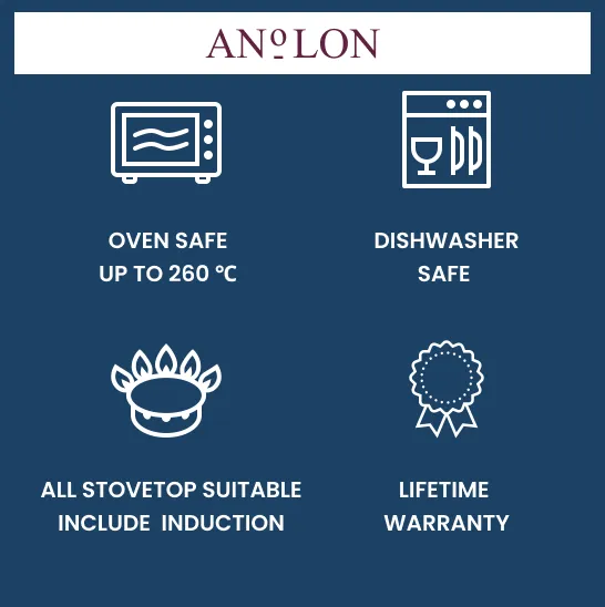 Anolon X Nonstick Skillet Induction Suitable – 25cm