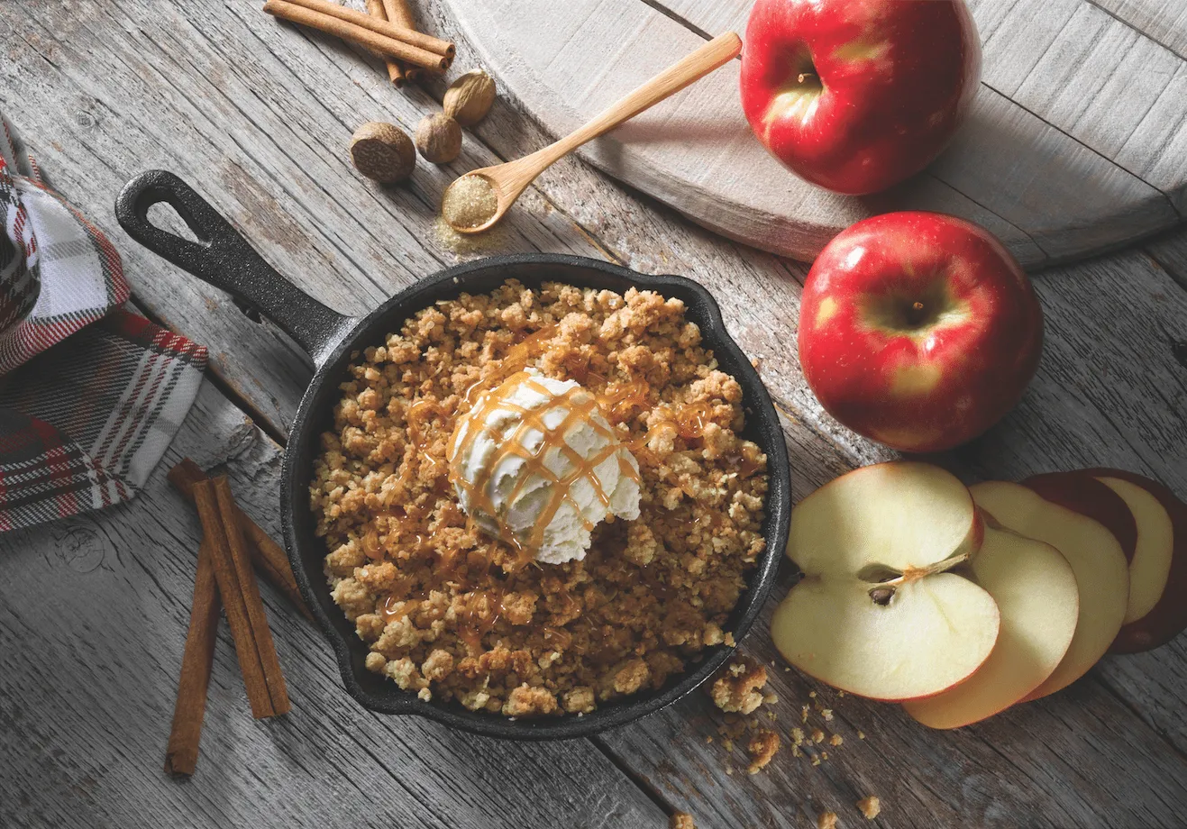 Apple Crumble Skillet