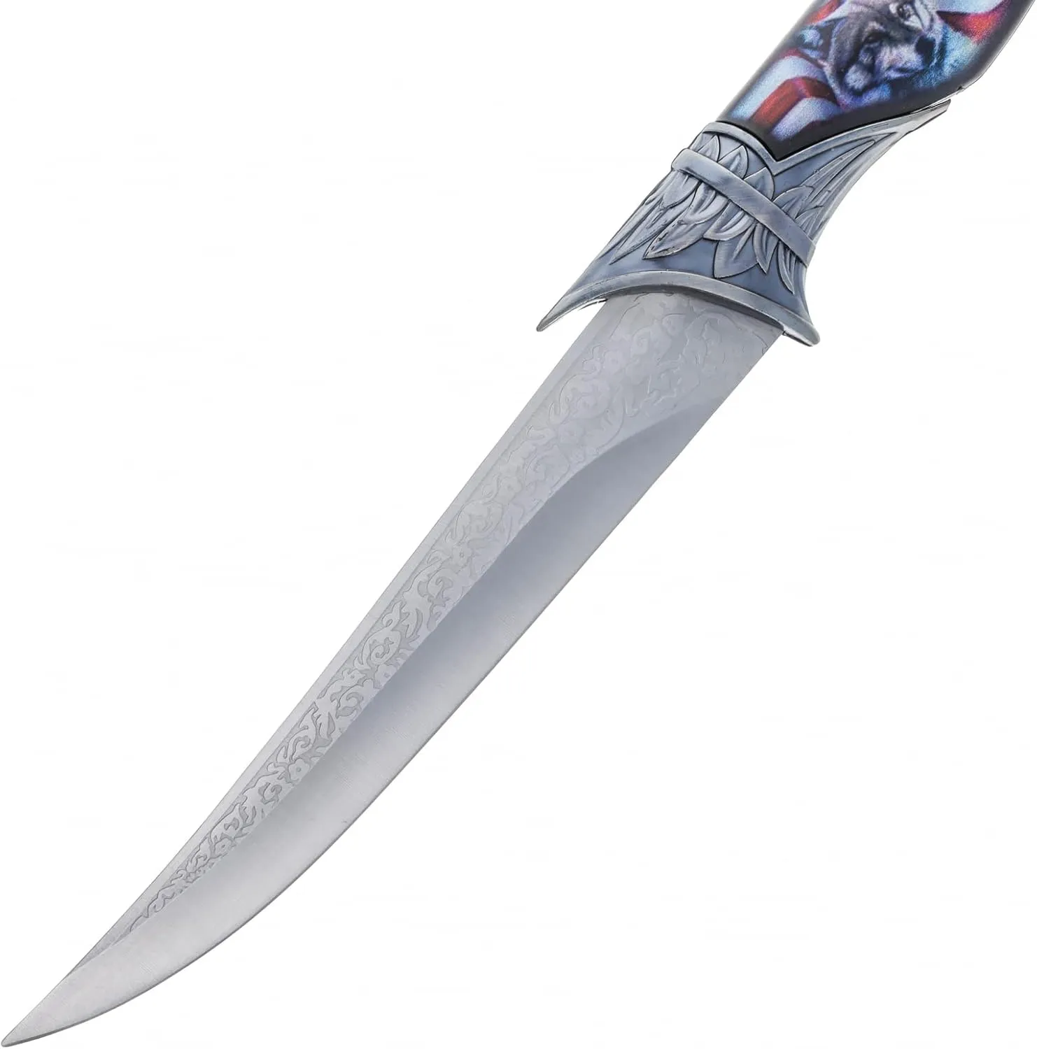 ASR Outdoor 13 Inch Collectors Hunting Knife Decorative Scabbard and Handle with Animal Head (Many Styles)