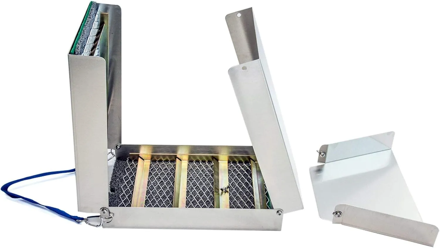 ASR Outdoor Deluxe 50" Aluminum Folding Sluice Box Gold Prospecting Kit, Green