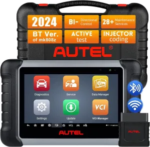 Autel Scanner MaxiCOM MK808Z-BT - Same As MK808BT Pro, Android 11 Bi-Directional Control Scan Tool, 2024 Upgraded of MK808BT/MK808/MK808S/MX808, Full Diagnosis, Compatible with BT506/MV108S(Original)