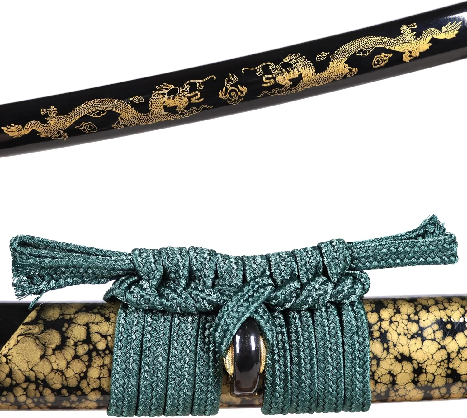 Authentic Hand-Forged Samurai Katana – Full Tang 1095 High Carbon Steel, Razor-Sharp Blade, Practical for Martial Arts & Collectors