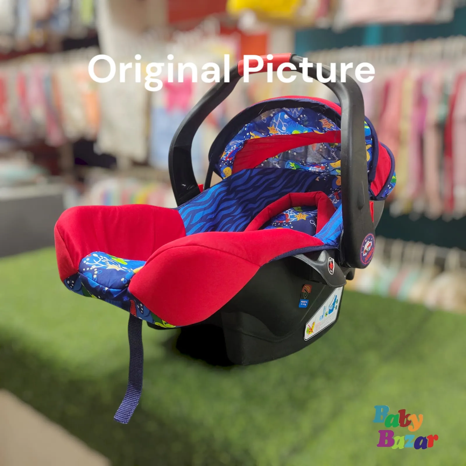 Baby Carry Cot & Car Seat with Soft Cushion Safe & Comfortable Travel Solution