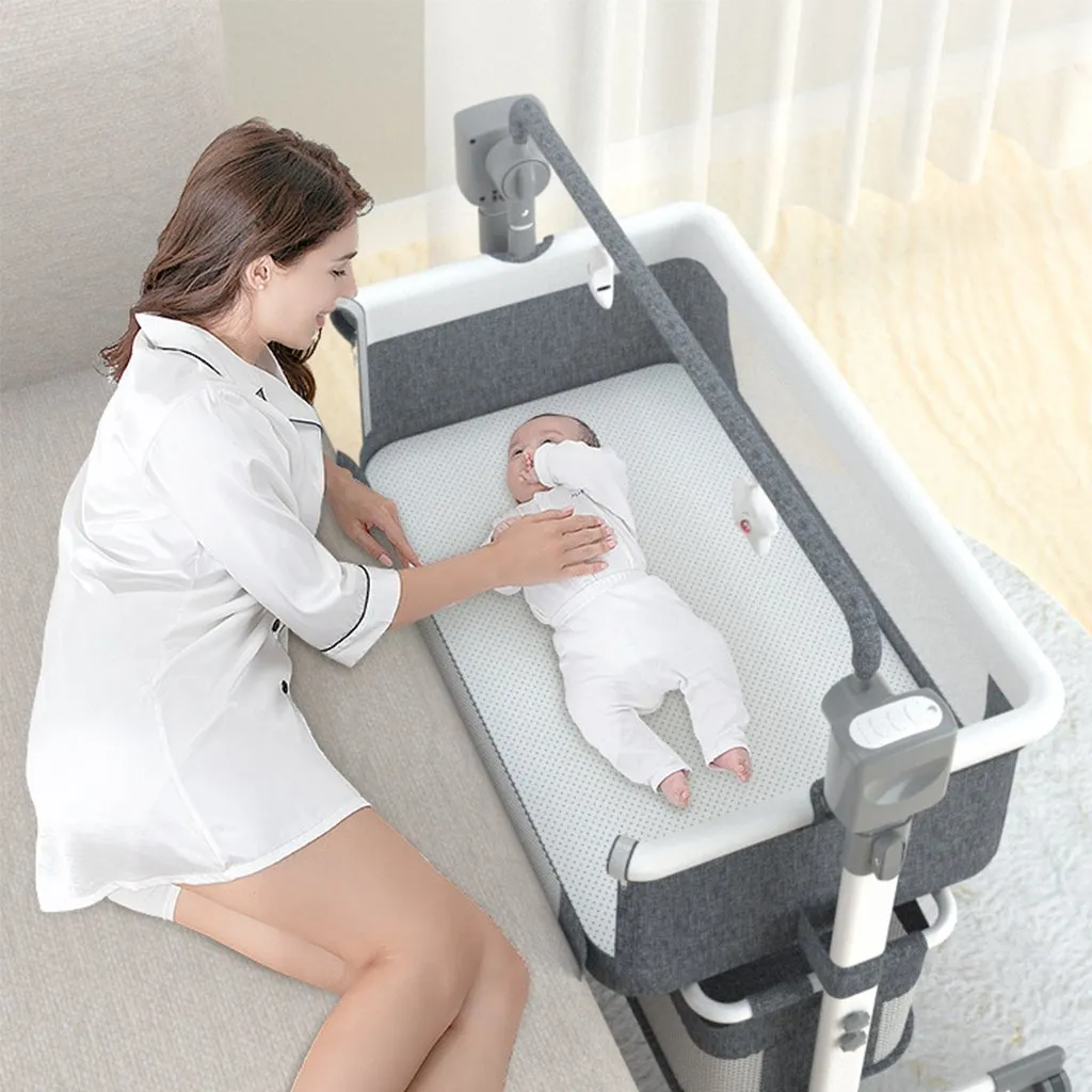 Baby Electric Bed Basket Cradle | Foldable & Portable Sleeping Cot