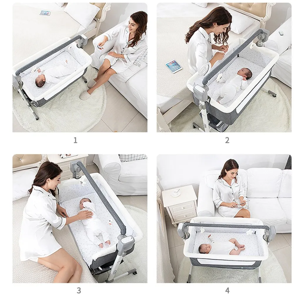 Baby Electric Bed Basket Cradle | Foldable & Portable Sleeping Cot