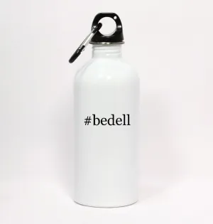 #Bedell - Hashtag White Water Bottle with Carabiner 20oz