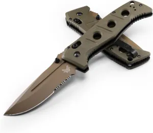 Benchmade - Adamas 275 Tactical Knife with Olive Drab G12 Handle (275SFE-2)