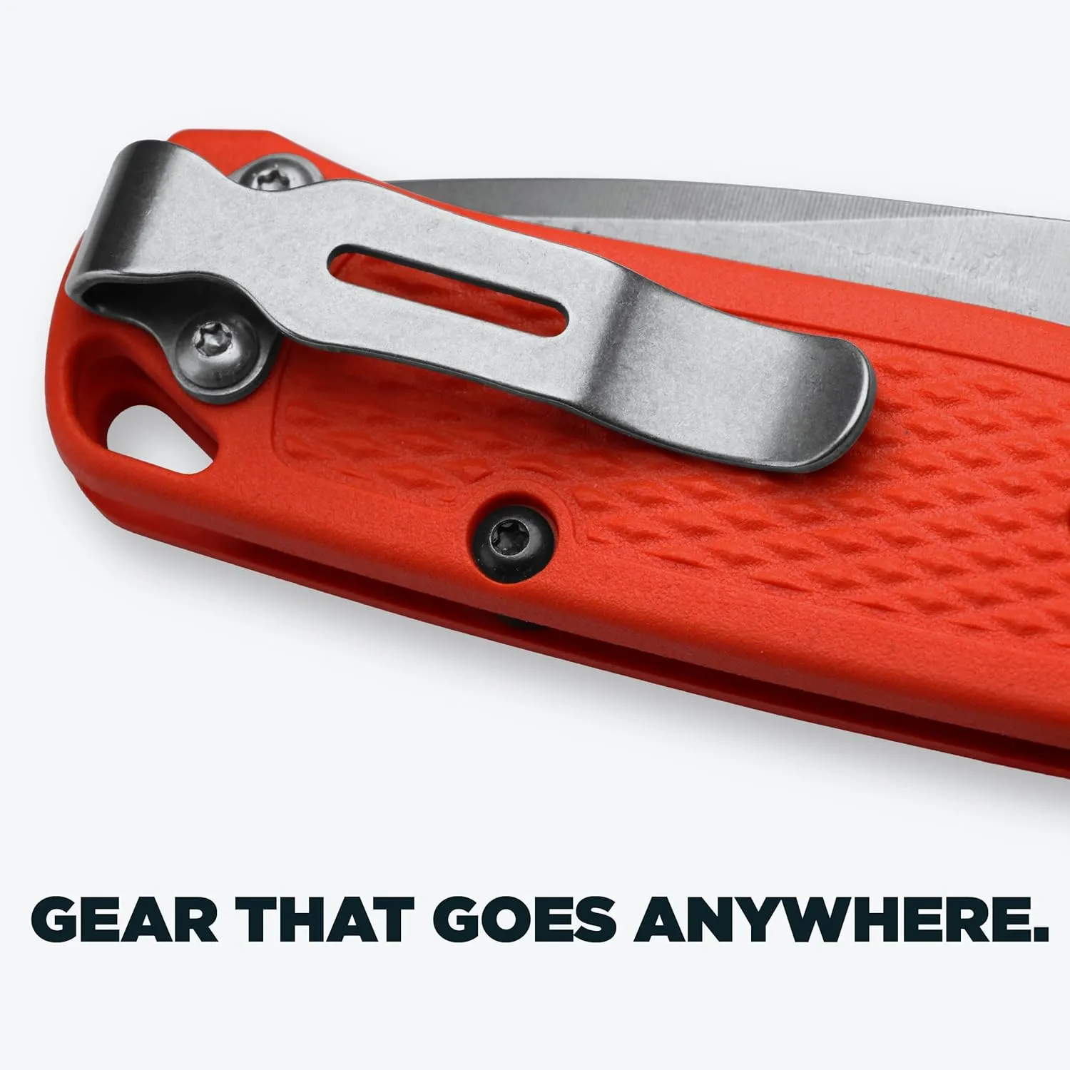 Benchmade - Mini Bugout 533 Folding Knife with Mesa Red Grivory Handle (533-04)