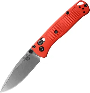 Benchmade - Mini Bugout 533 Folding Knife with Mesa Red Grivory Handle (533-04)