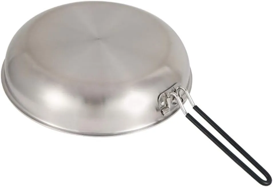BESPORTBLE Outdoor Cooking Pan Honeycomb Design Frying Skillet Portable Nonstick Camping Cooking Gear