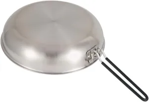 BESPORTBLE Outdoor Cooking Pan Honeycomb Design Frying Skillet Portable Nonstick Camping Cooking Gear