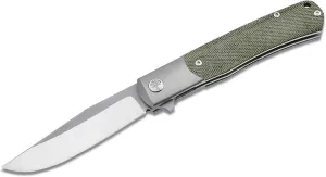 Böker SOLINGEN® TRPPR Micarta Gentleman Knife - Flipper pocket knife with clip - professional folding - MagnaCut blade - handmade EDC knife noble - frame-lock trapper with case
