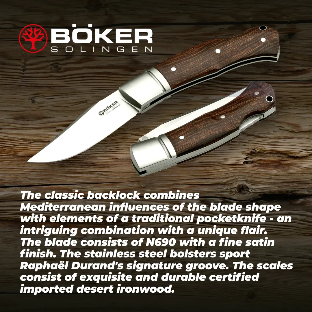 Boker Boxer Desert Ironwood Folding Pocket Knife
